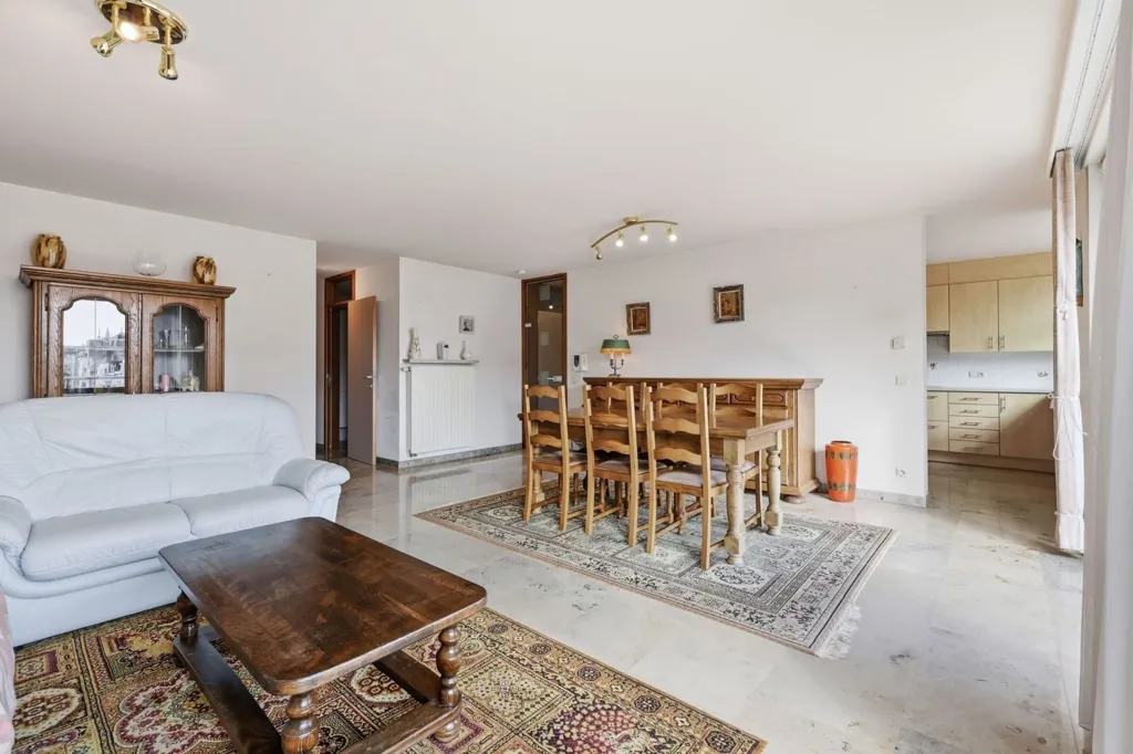 Séjour - Appartement 3 Chambres avec Terrasse près de la Digue à Anvers