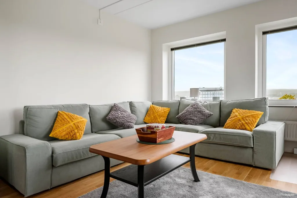Soggiorno - Modern Apartment with Balcony in Ljungby