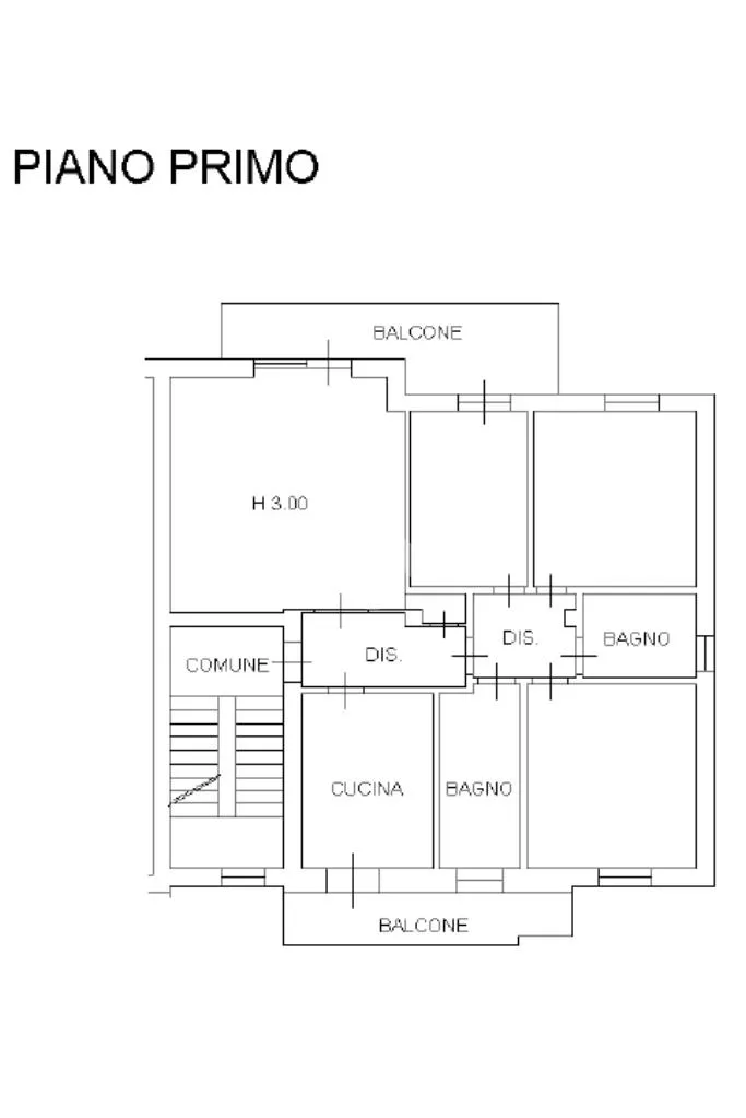 Plan - Shared 4-Room Apartment near Brescia Metro