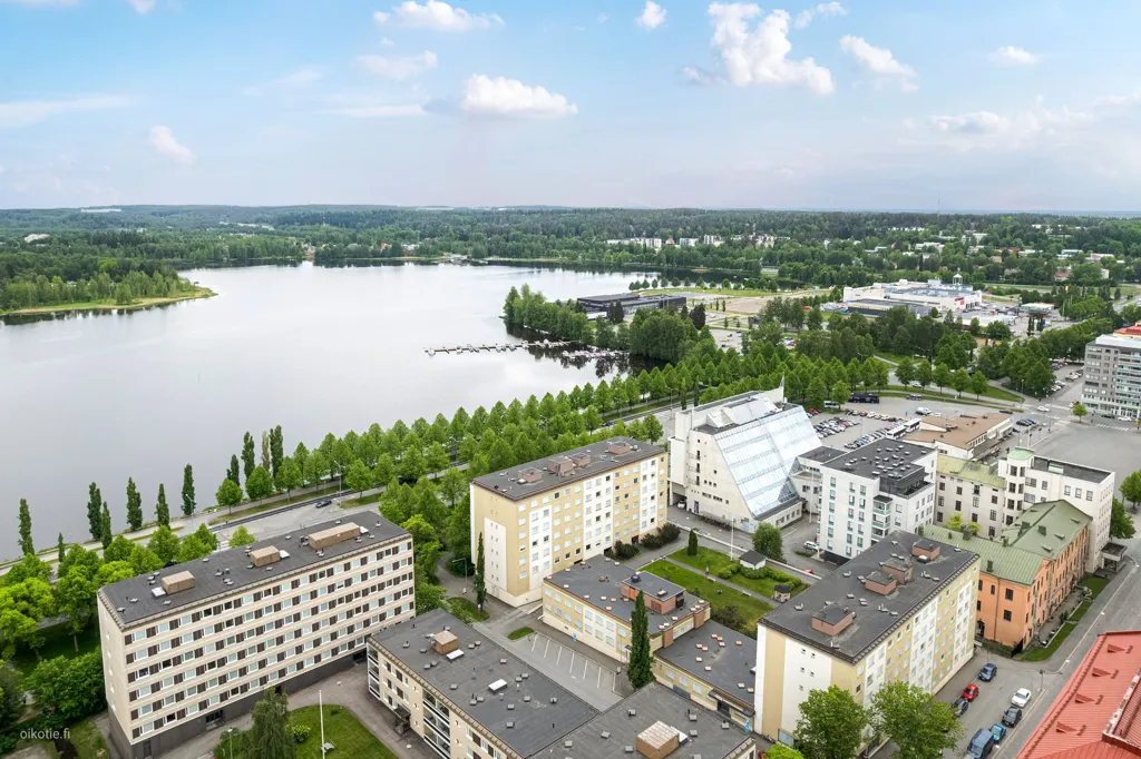 Aerial - City Centre Apartment with Balcony in Helsinki