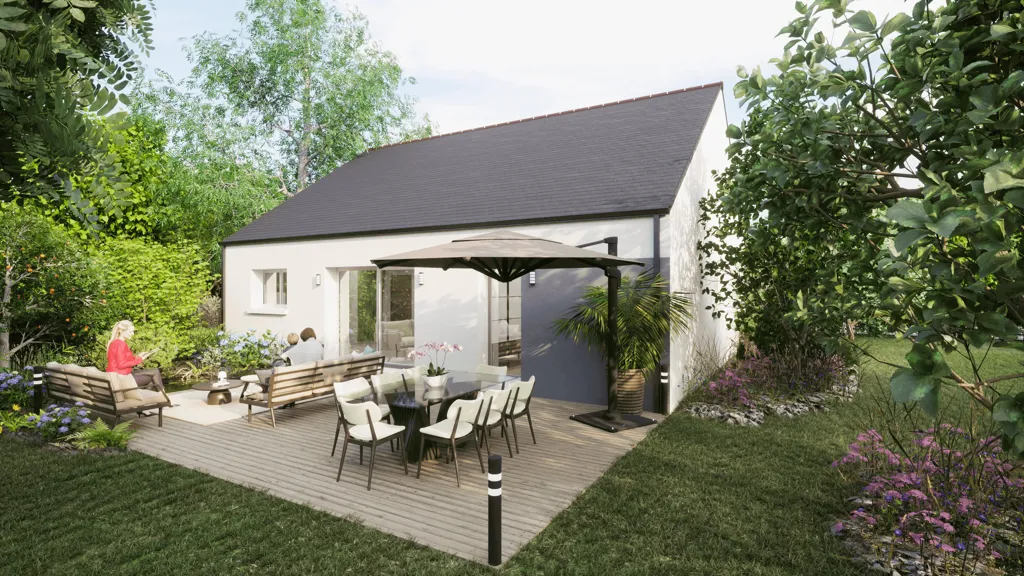 Maison Individuelle avec Grand Jardin à Mésanger