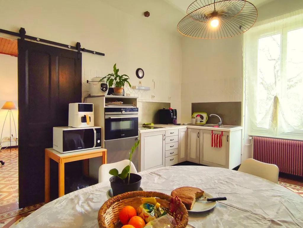 Kitchen - Character House with Pool in Cévennes