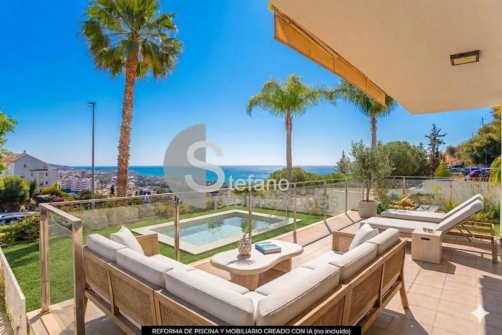 Terrasse - Luxury Villa with Sea Views in Málaga Este