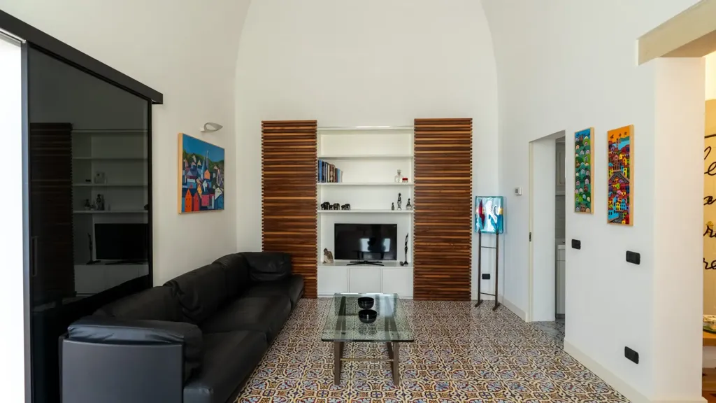 Soggiorno - Rustic Apartment with Solarium in Lecce