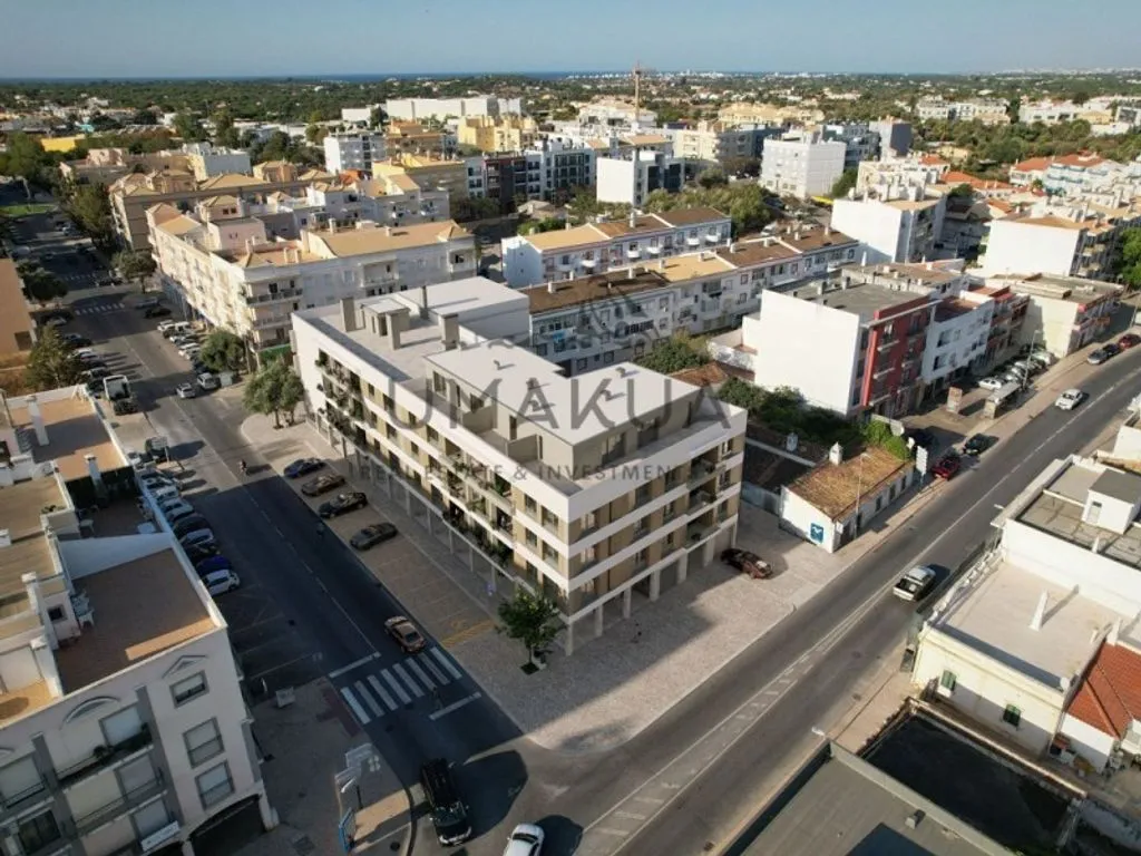 Vue aérienne - Modern Flat with Electric Car Charging in Almancil