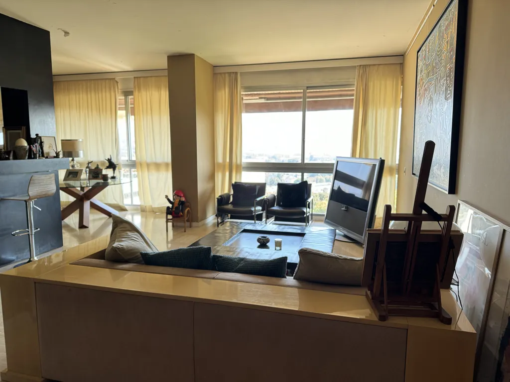 Séjour - Appartement Vue Mer dans Résidence Thalassa à Marseille