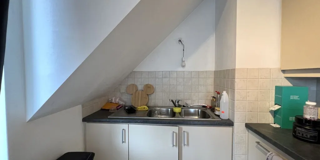 Köök - Quiet Apartment with Terrace in Geel
