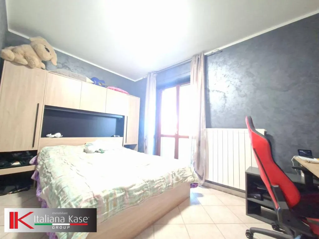 Bedrooms - Spacious Apartment with Terrace in Montalenghe