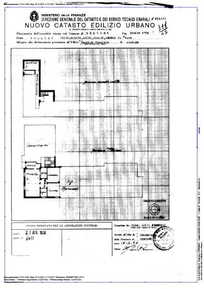 Trilocale with Balcony in Bergamo