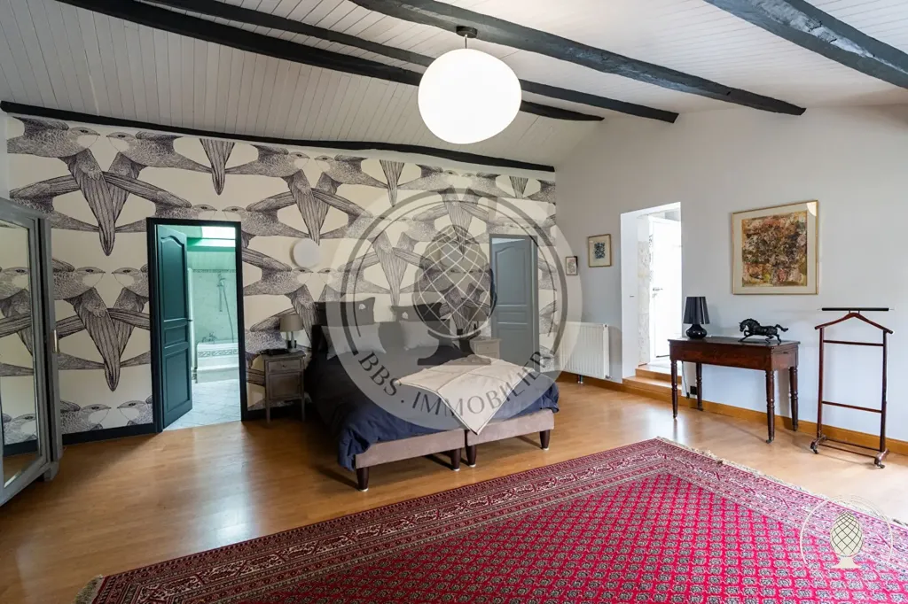 Chambres - Longère Charentaise avec Piscine à Vouhé