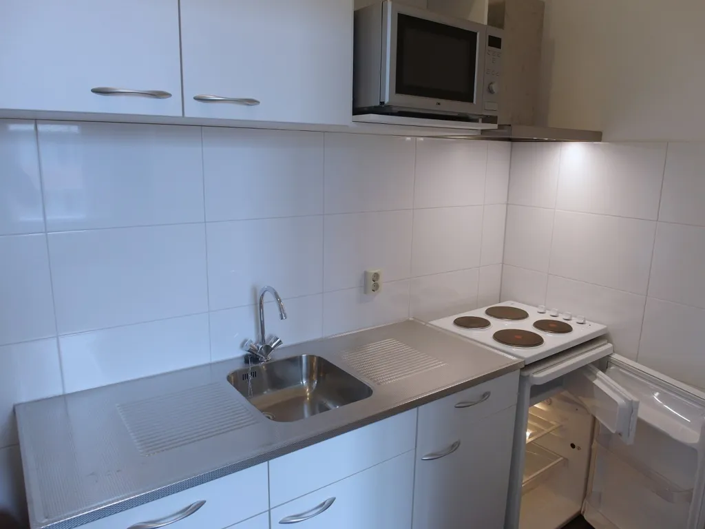 Köök - Two-Room Apartment with Private Kitchen in Kralingen