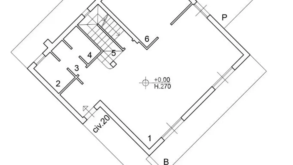 Plan - Panoramic Villa with Garden in San Marino