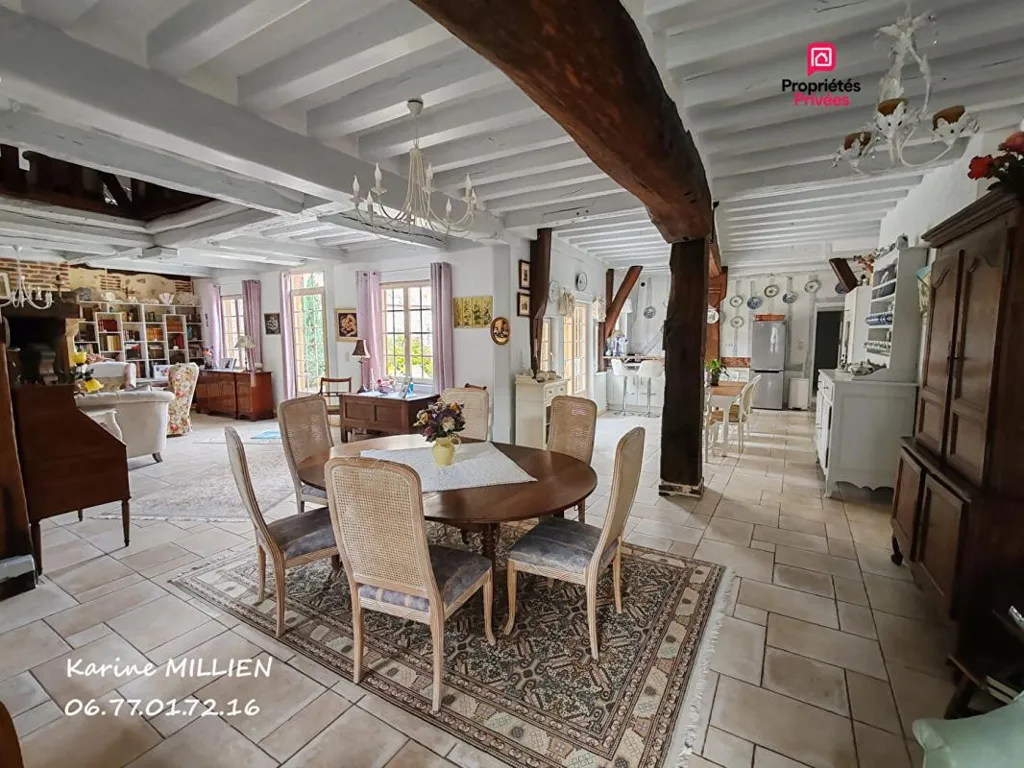 Sala da pranzo - Classified Timber-Framed House in Nonancourt