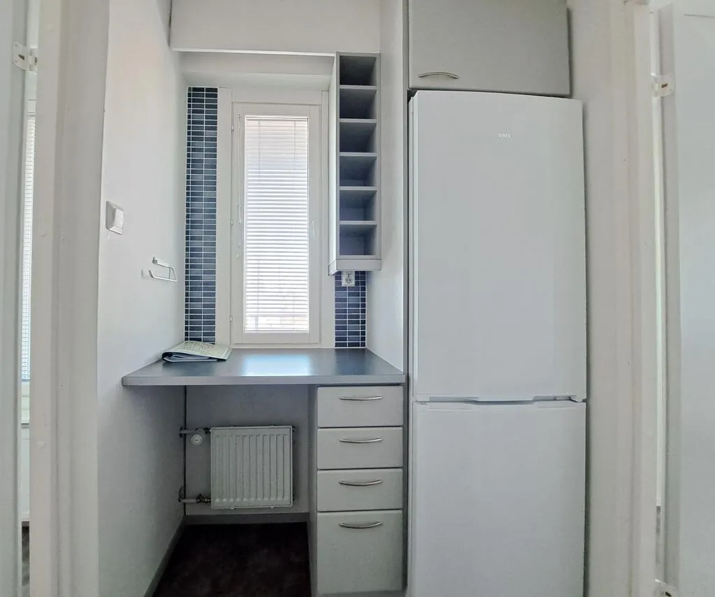 Köök - Bright Apartment with Balcony in Mikkeli Centre