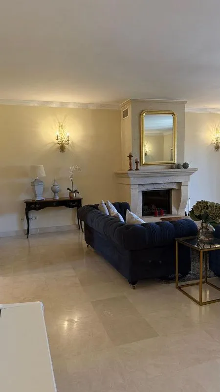 Living Room - Villa with Pool in Costabella, East Marbella