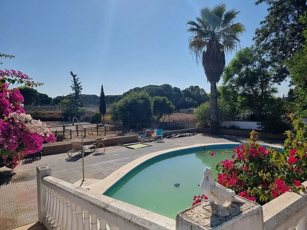 Pool - Rustic House with Pool in Lucena del Puerto