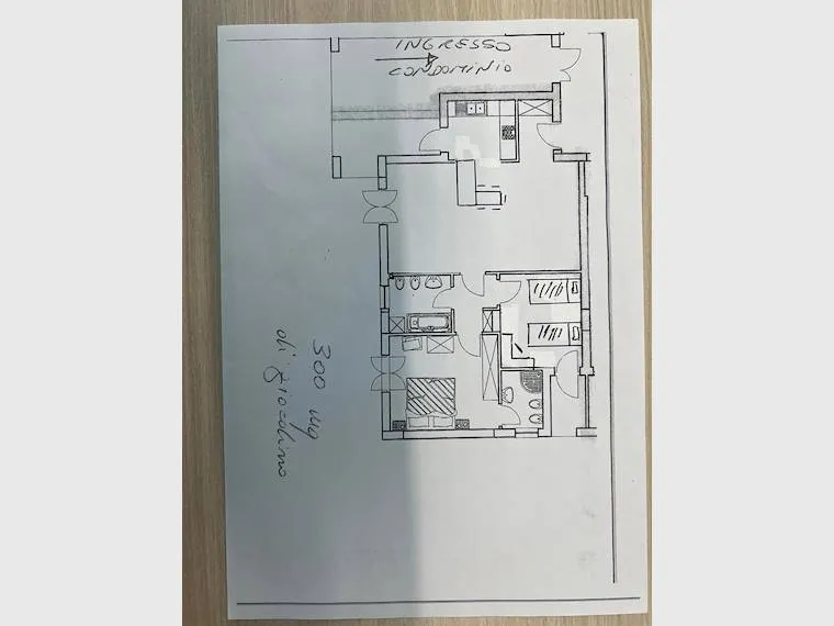 Plan - Apartment with Private Garden in Fiuggi