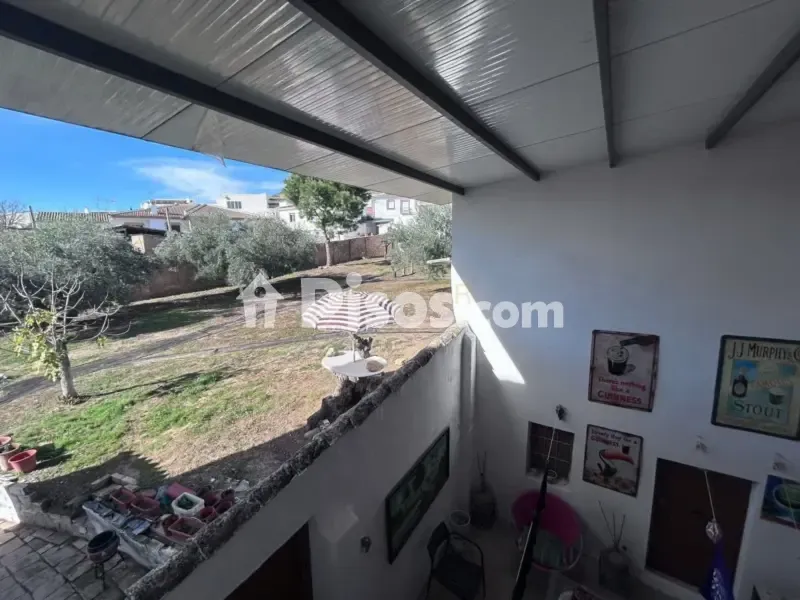 Terrace - Rustic House with Garden in La Atalaya
