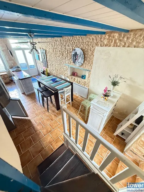 Söögituba - Charming 3-Piece Villa in Saint-Thomas-de-Conac