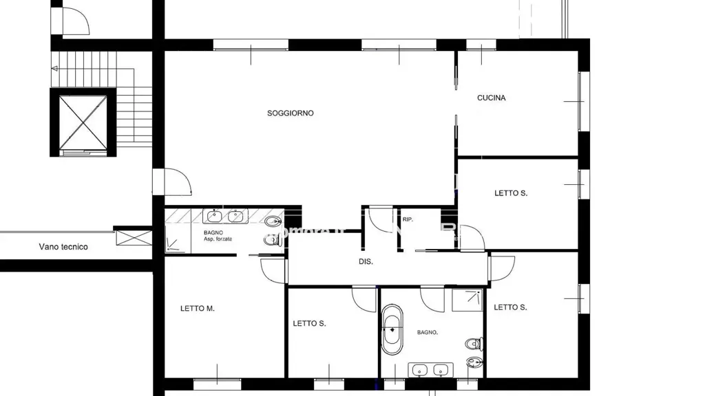 Plaan - Luxury Penthouse with Loggia in Modena