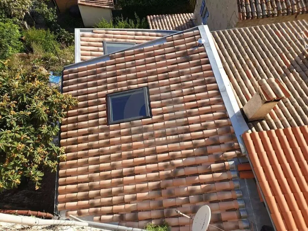 Vue aérienne - Maison de Village avec Vue Montagne à Gorbio