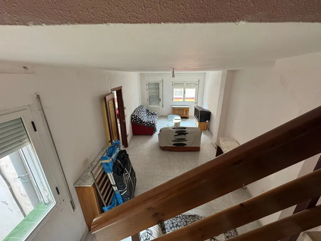 Living Room - Furnished Duplex in Brea de Aragón