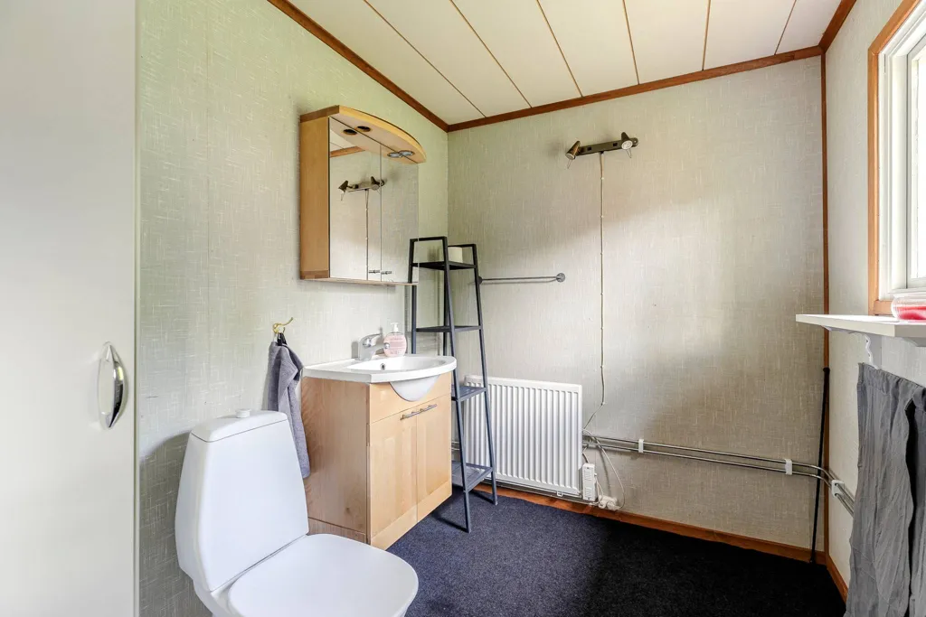 Bathrooms - Cottage with Private Boat Dock in Olarp