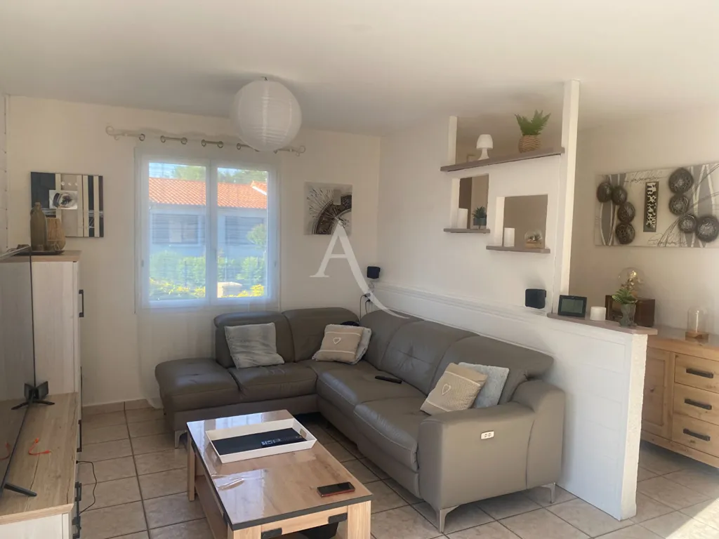 Living Room - Four-Bedroom House with Pool in La Chapelle Achard