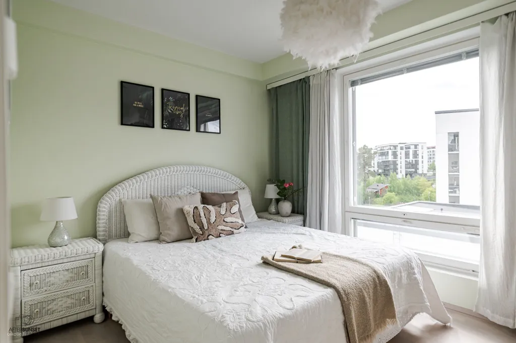 Camere da letto - Modern Apartment with Balcony in Halkoniemi