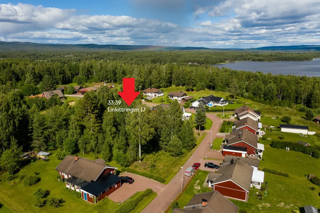 Õhuvaade - Plot for House Construction in Våmhus
