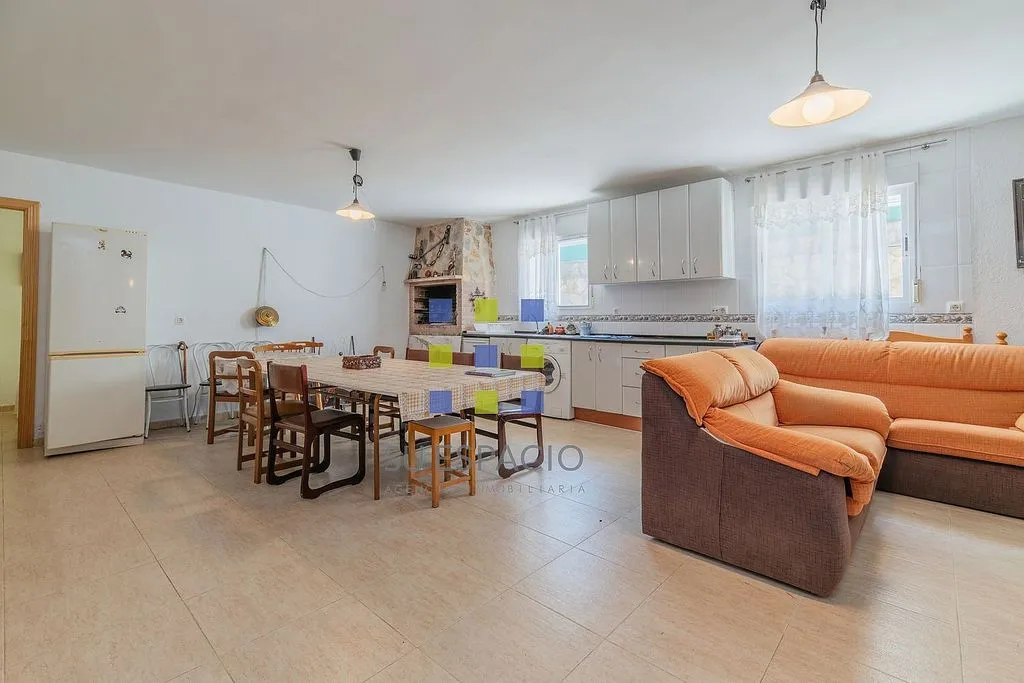 Dining Room - Chalet with Pool in Méntrida