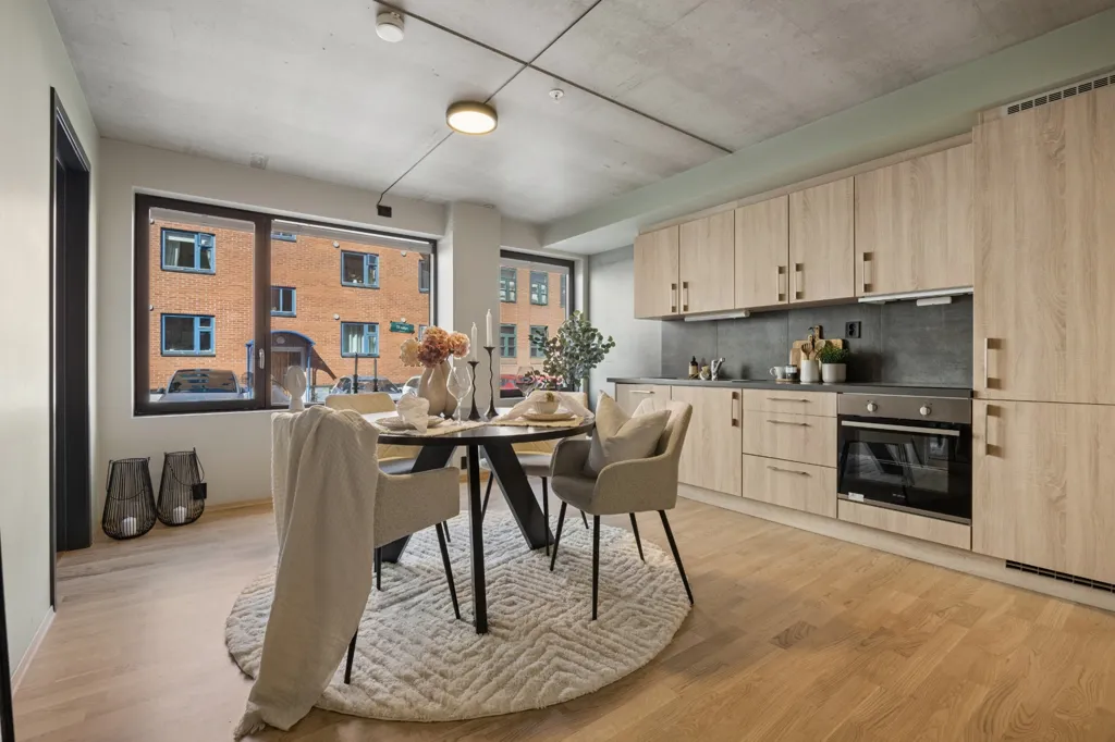 Salle à manger - Modern 2-Bedroom Flat with Lift in Trondheim
