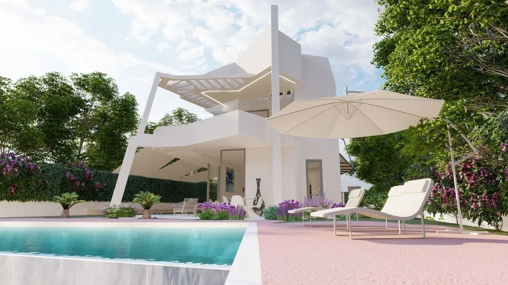 Piscine - Luxury Villa with Infinity Pool in Estepona
