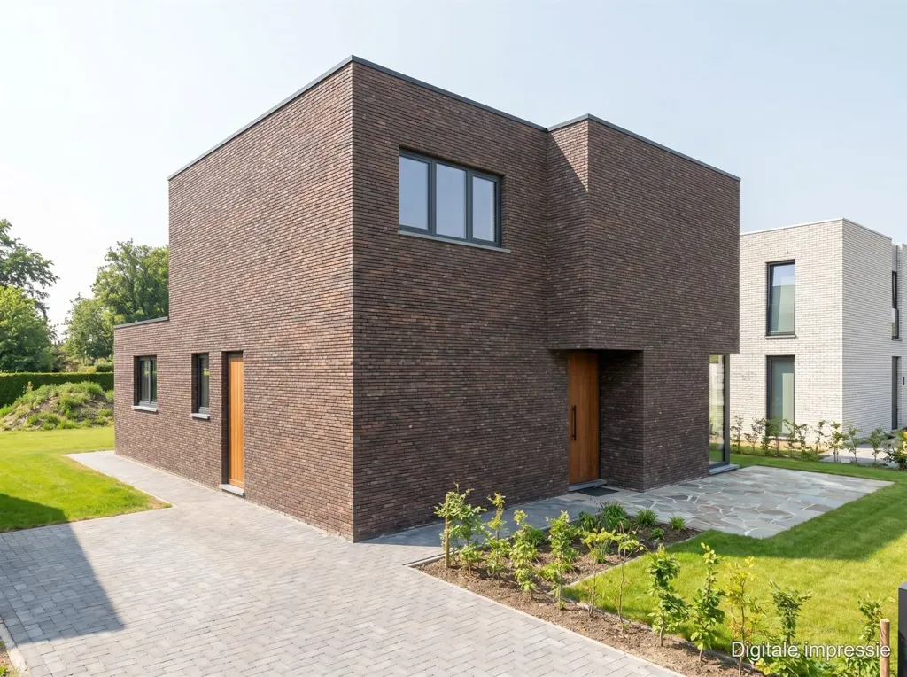 Extérieur - Maison Contemporaine dans un Cadre Champêtre à Rillaar