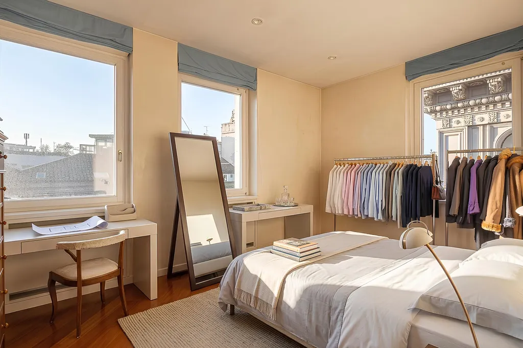 Bedrooms - Luxury Penthouse with Rooftop Terrace in Milan