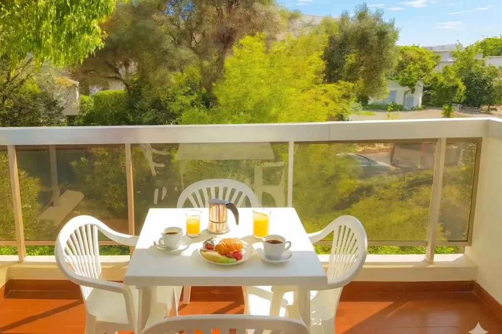 Balcon - Studio avec Piscine et Parc à Juan-les-Pins