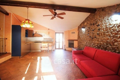 Séjour - Rustic-Style Studio with Private Parking in Missaglia