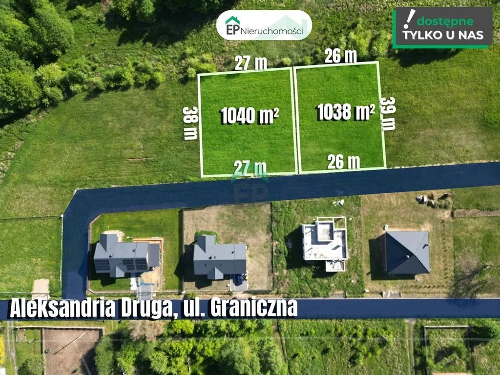 Aerial - Building Plot with Countryside View in Aleksandria