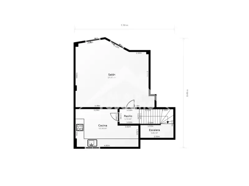 Plaan - Duplex with Garden in Calle Sol, Sevilla