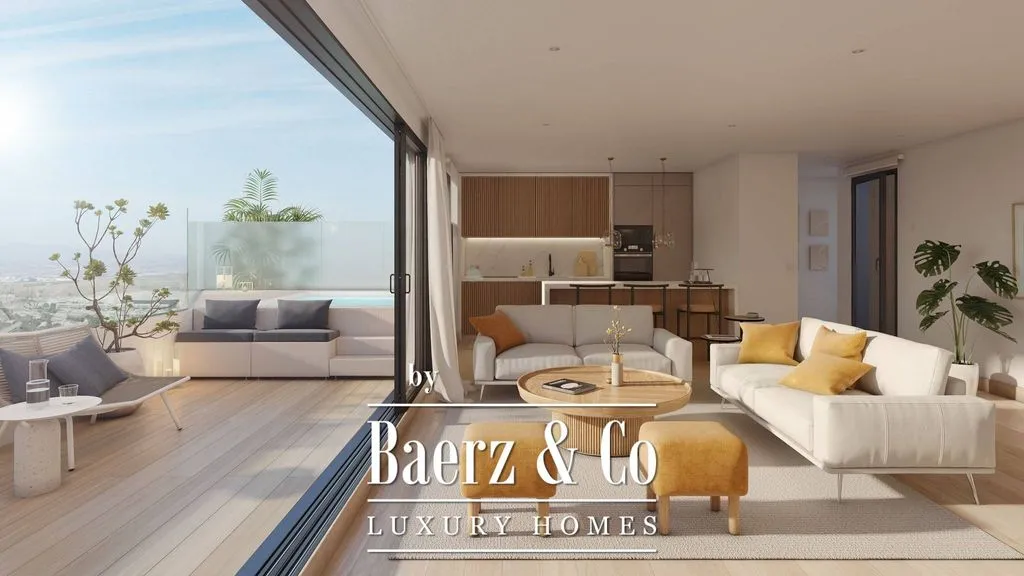 Séjour - Penthouse with Sea View in Mijas