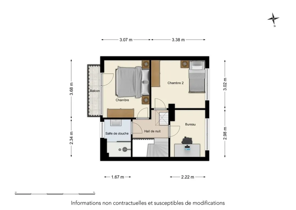 Floor Plan - Two-Faced House with Garden in Gembloux
