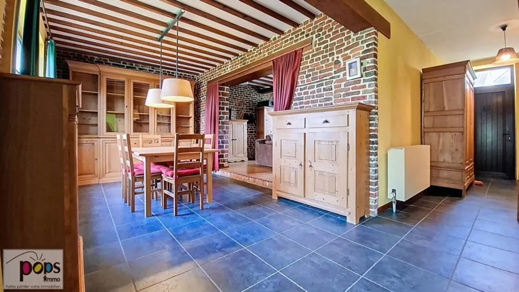Dining Room - House with Workshop and Large Garden in Ramillies