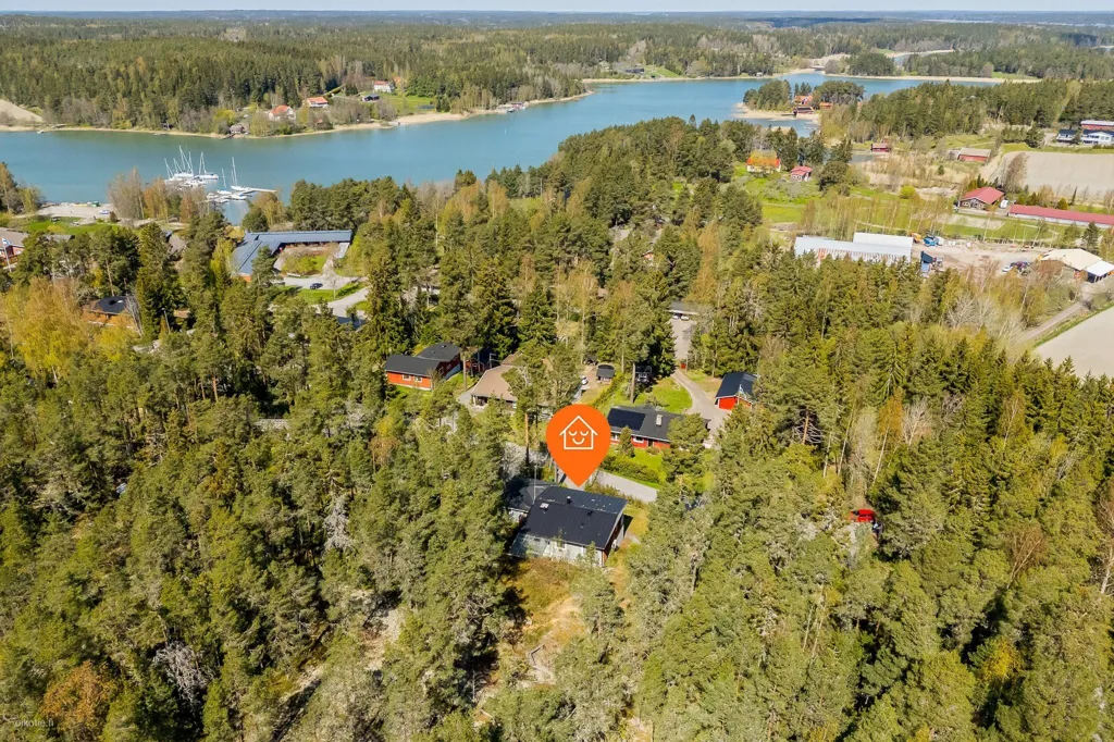 Vue aérienne - Seafront Cottage with Sauna in Naantali