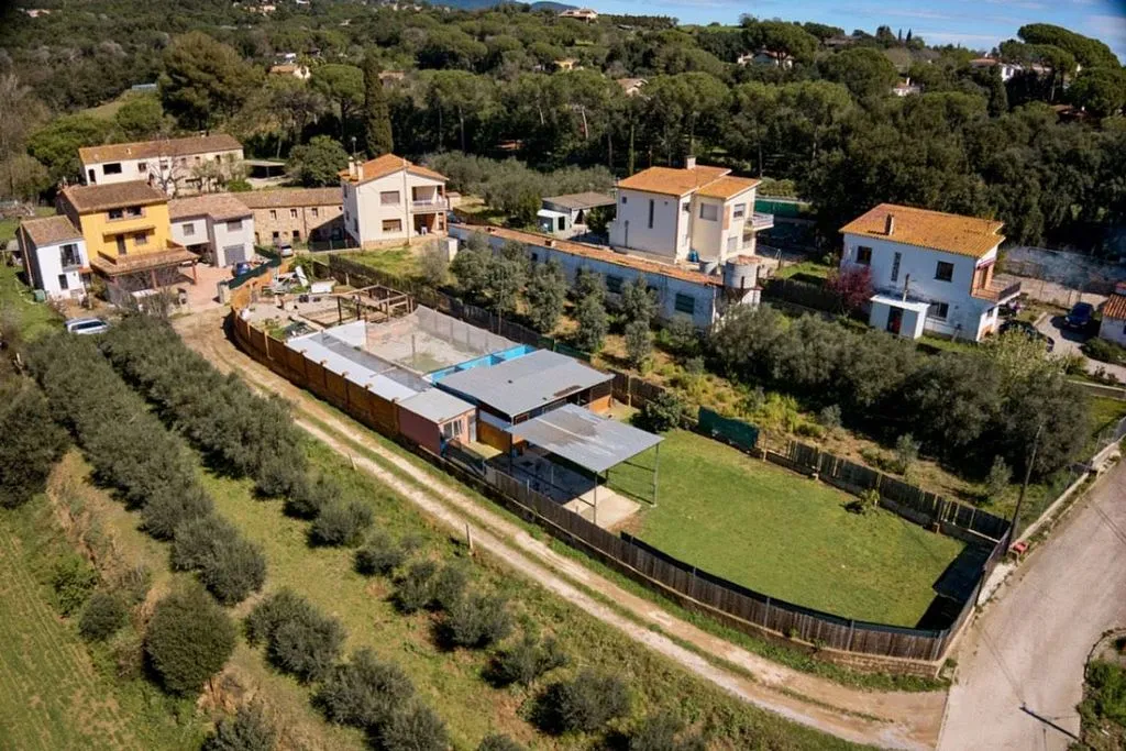 Vue aérienne - Rustic Masía with Equestrian Facilities in L'Ametlla del Vallès