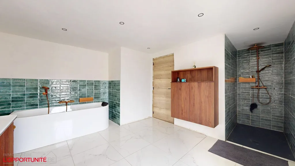 Bathrooms - Renovated 3-Faced House in Romerée