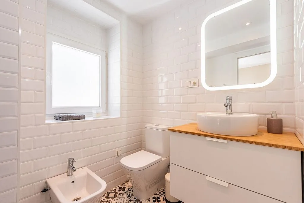Salles de bain - Apartment with Terrace in Sierra Nevada