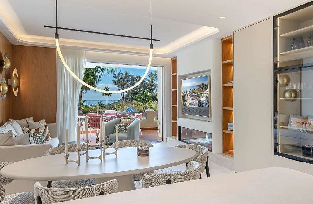 Söögituba - Contemporary Apartment with Pool in El Padrón