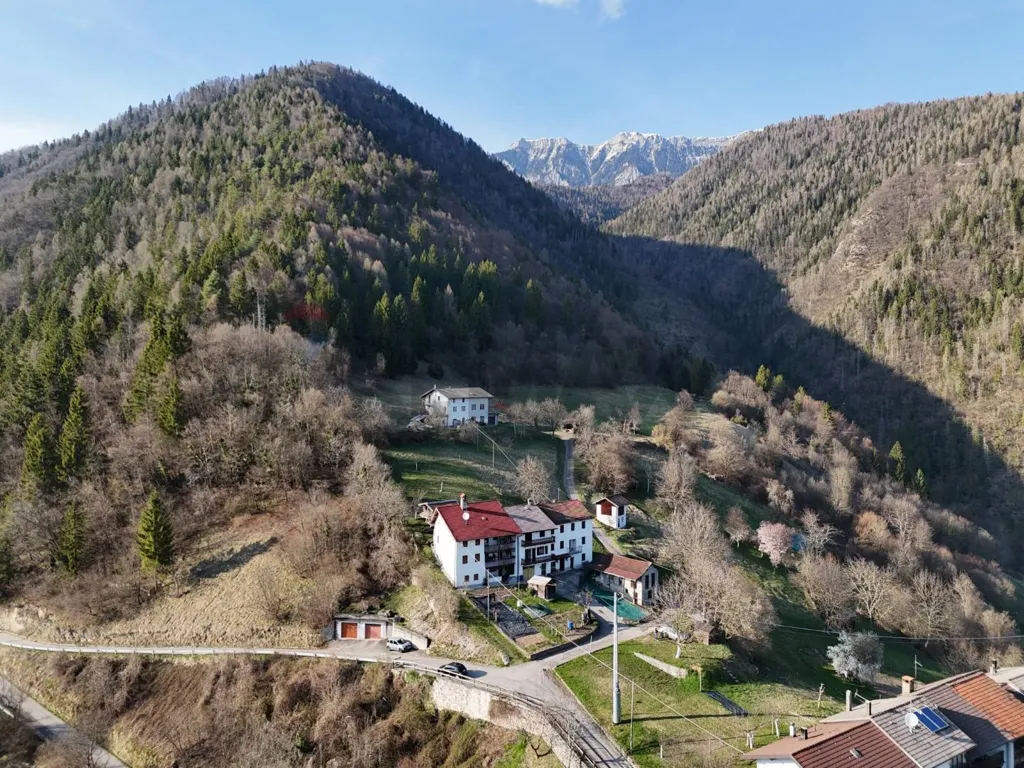 Vue aérienne - Semi-detached House with Garden in Lamon