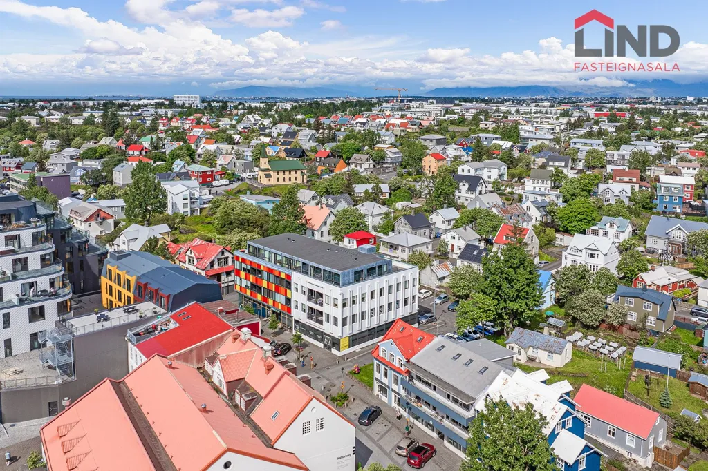Vista aerea - Studio Apartment with Sea View in Hafnarfjörður