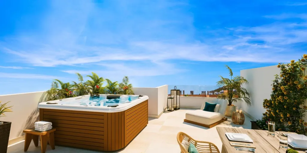 Terrasse - Terraced House with Sea Views in Manilva